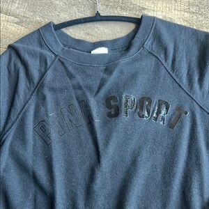 PINK Victoria's Secret Black Crop Top